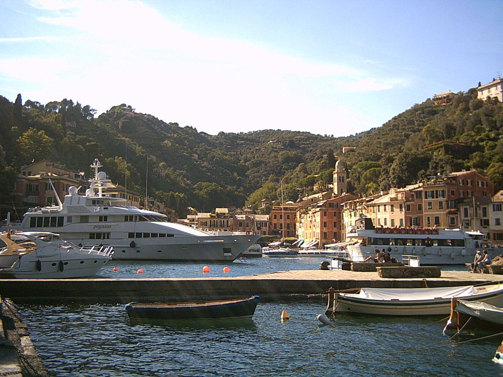 Portofino harbour — Italian Riviera glamour